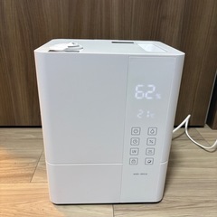 【引取限定】モダンデコ 加熱式ハイブリッド加湿器 UV除菌機能付き ホワイト
の画像