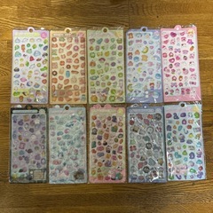 ボンボンドロップシール　3Dシール　ぷくぷくシール　立体　まとめ【10枚セット】の画像