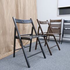 イケア 椅子（黒色２、茶色２）【予定者　決定】の画像