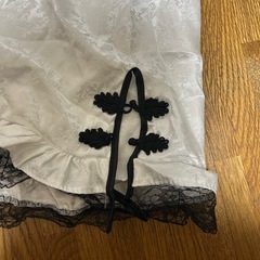 白 チャイナドレス ミニ丈 韓国風 セクシー コスプレ パーティー 衣装の画像