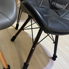 【４脚セット】PROBASTO ダイニングチェア HDPU1 北欧モダン PUレザー 木脚 おしゃれの画像