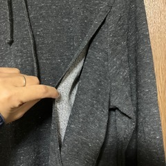 授乳　パーカーワンピースの画像