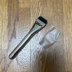 ファンデーションブラシ 薄型 幅広 平型 スパチュラ 平筆 ワイド メイクブラシの画像