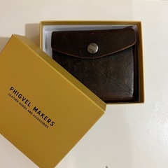 phigvel フィグベル ショートウォレット ブラック ブラウン 財布 メンズの画像