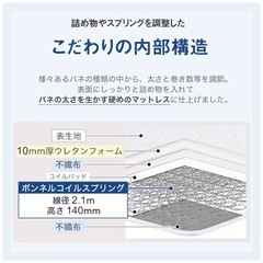 ニトリ シングルマットレス 2つセットの画像