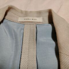 【古着】ZARA MAN　春／秋　ブレザー　Ｍ　古着　送料が高いので取りに来れる方限定の画像