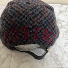 Supreme チェック柄 ベースボール　キャップ　シュプリーム　USA製　ぼうし帽子の画像