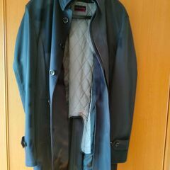 Mr.JUNKO　メンズコート　黒　ハイカラー　Ｌ　中古　送料が高いので取りにこれる方限定の画像