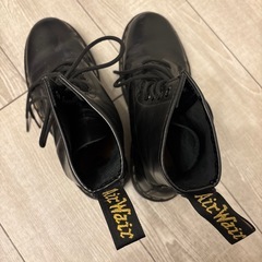 Dr. Martens ブラックブーツ 26cmの画像