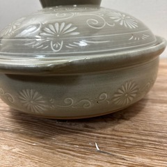  萬古焼 銀峯 土鍋 (深鍋) 8号 2-3人用 の画像