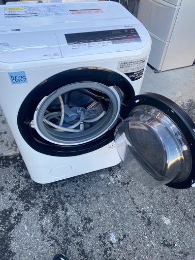 NO B625?福岡市内配送設置無料✨?ドラム式洗濯機 日立 BD-NV120CE6R 洗濯12㎏/乾燥6㎏