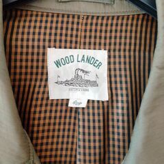 【古着】よれよれ感のあるロングレインコート　深緑　中古　送料が高いので取りにこれる方限定の画像