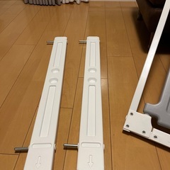 カトージ ベビーゲート LDK-STYLE 追加フレーム2個付 ホワイト&グレー 67-93cmの画像