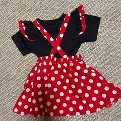 ミニー　ディズニー　ハロウィン　コスプレ　ベビー服　子供　の画像