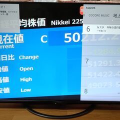 無料配送 2019年 SHARP AQUOS 6０V型 4T-C60AN1 4K液晶テレビ Smart Engine PRO HDR10 Youtube NETFLIX 多機能音声リモコンの画像