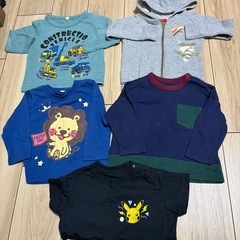 👕【80 -100cm 男の子 秋冬服13点セット】UNIQLO含む・可愛いデザインいろいろ♪の画像
