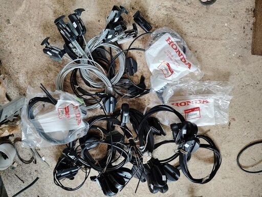 ワイヤー付きスロットルレバー：エンジン機械・農機具用