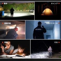ズーミングライト 懐中電灯 LEDライト USB充電式 超小型 強力照射の画像