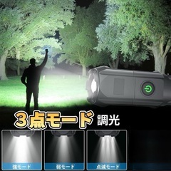ズーミングライト 懐中電灯 LEDライト USB充電式 超小型 強力照射の画像