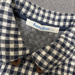 familiar　ファミリア　ポンチョ　ケープの画像