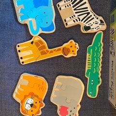 ボーネルンド 絵あわせパズル どうぶつえんの画像