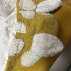 動物デザインロンパース（イエロー・90cm）の画像