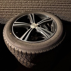 17インチ  7J+38 114.3 4本冬タイヤ付きセット　　　　の画像