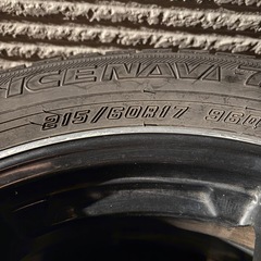 17インチ  7J+38 114.3 4本冬タイヤ付きセット　　　　の画像