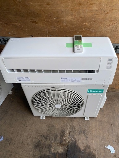 配送取り付け工事込み金額 Hisense ハイセンス ルームエアコン HA-S25D-W 8じょう8畳　2021ねn2021年