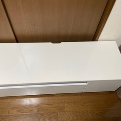 LOWYA テレビ台 幅120cm ホワイトの画像