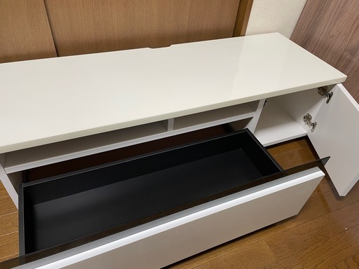 LOWYA テレビ台 幅120cm ホワイト