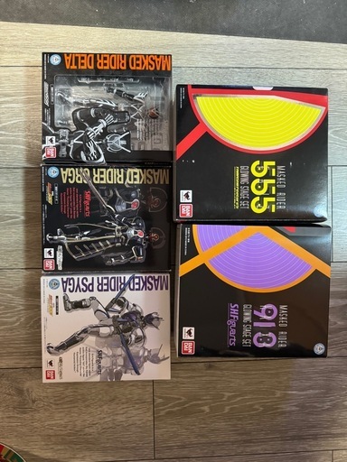 S.H.Figuarts 仮面ライダーファイズ、カイザ、デルタ、サイガ、オーガ