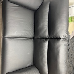 ニトリレザーソファ購入から4ヶ月の画像