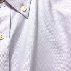 ユニクロ UNIQLO ボタンダウンシャツ ラベンダー Lサイズ の画像