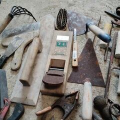 職人さんの道具の画像