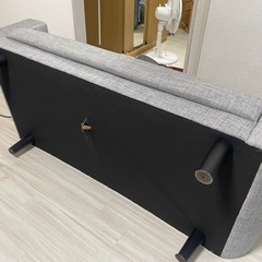 【11/17まで募集中】LOWYA ソファ　2.5人掛け　グレー  の画像