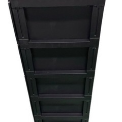 5段チェスト　引き出し　収納　黒色の画像