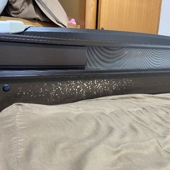 クイーンサイズベッド150×216(マットレス195)　収納付きの画像