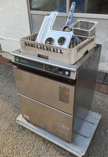【動確済み】ホシザキ 業務用 食器洗浄機 JWE-400TUB3 貯湯タンク内蔵 三相 200V アンダーカウンター 600×600×800 食洗機 大阪