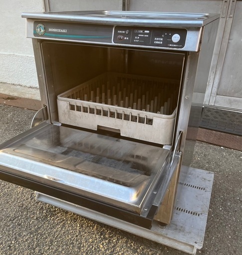 【動確済み】ホシザキ 業務用 食器洗浄機 JWE-400TUB3 貯湯タンク内蔵 三相 200V アンダーカウンター 600×600×