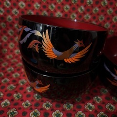 漆椀5個　山本寛斎の画像