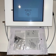 サンワサプライ iPad用スチール製スタンド付きケース　セキュリティワイヤーの画像