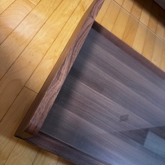 ローテーブル　ガラス天板の画像