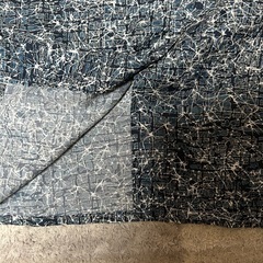  ①リメイク　羽織　手作り　生地　ハンドメイド　開襟シャツ　　前開き　練習着、舞台衣装の画像