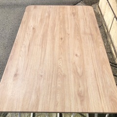 木目調 ナチュラル ダイニングテーブルセット ベンチチェア 4人用 ☆配送応相談☆の画像