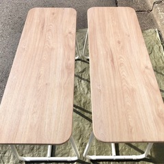 木目調 ナチュラル ダイニングテーブルセット ベンチチェア 4人用 ☆配送応相談☆の画像