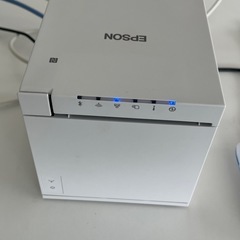 美品EPSON プリンター　バーコードリーダー スタンド　カードリーダー　セットの画像