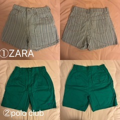 ショートパンツ まとめ売り レディース ZARA polo club girly doll SHEIN の画像