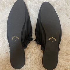 ミュール レディース 黒の画像