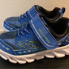 男の子 光る キッズ シューズ NEO-SPEED サイズ16cmの画像